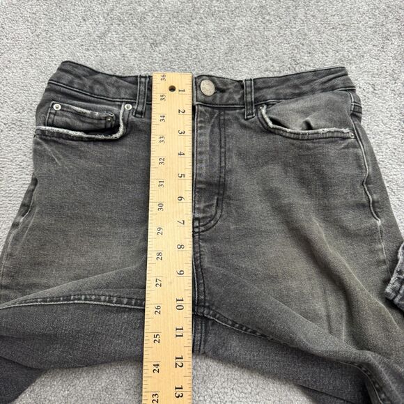 BDG Urban Outfitters Slim Straight Denim jeans Womens 28 Faded Black High Rise - Picture 10 of 16